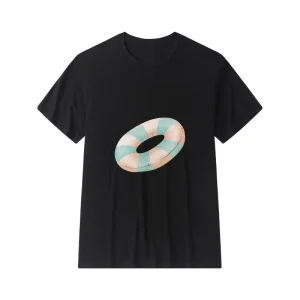 Men's Crew Neck Short Sleeve T-Shirt - Swim Ring