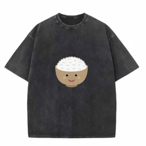 Women's Retro Crew Neck Short Sleeve T-Shirt - Rice